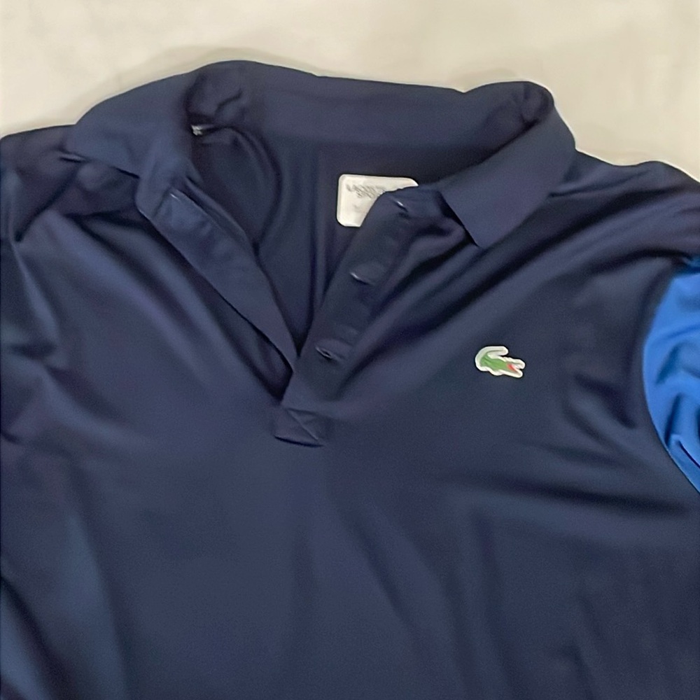 Lacoste Navy Blue Polo Shirt